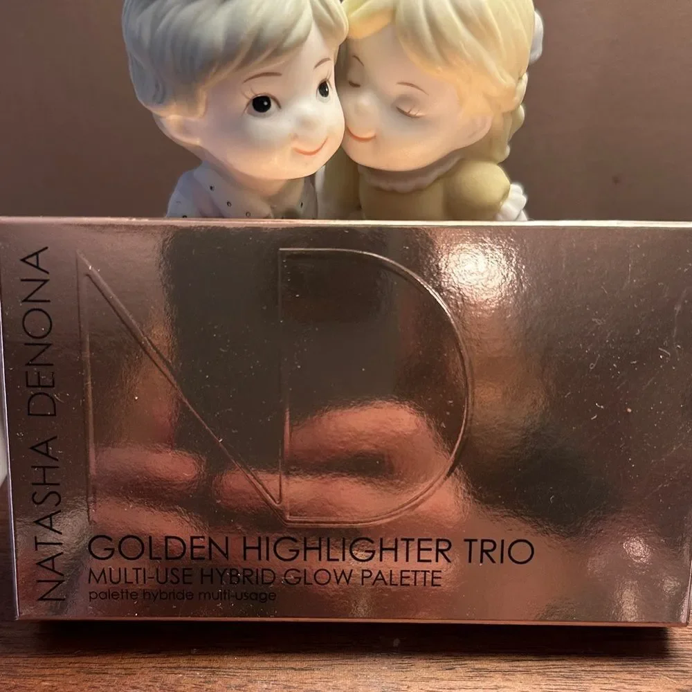 Natasha Denona  Golden Highlighter duo Multi-Use Glow Palette BNIP